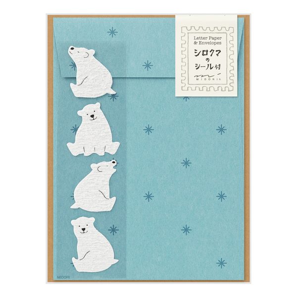 Letter Set with Stickers 311 Polar Bear A M