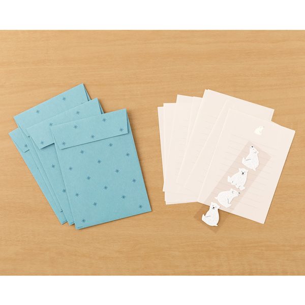 Letter Set with Stickers 311 Polar Bear A M - Imagen 5