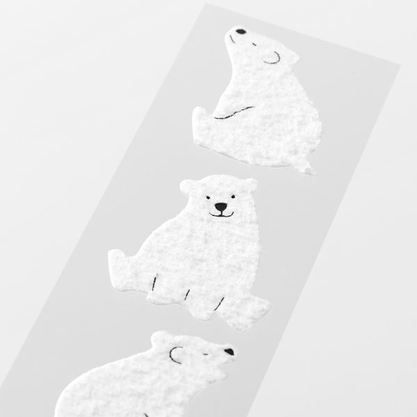 Letter Set with Stickers 311 Polar Bear A M - Imagen 2