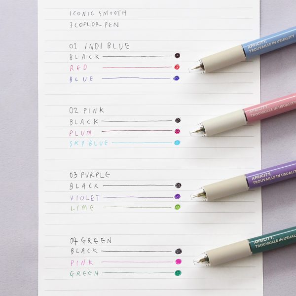 Iconic – Smooth 3 Color Pen 0.38 - Imagen 4