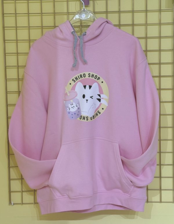 Pink Hoddie Shiro Bubble tea