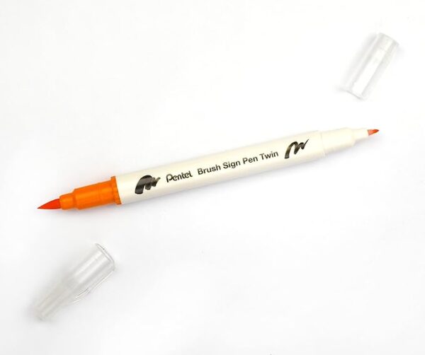 Rotulador Pentel Brush Sign Pen Twin - Imagen 2