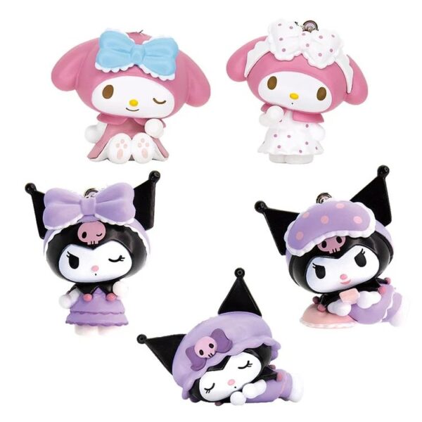 Random My Melody & Kuromi Key Ring - Imagen 2