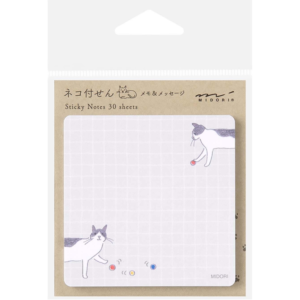 Sticky Notes Ball and Cat